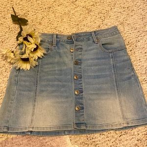 American Eagle button up super stretch skirt
